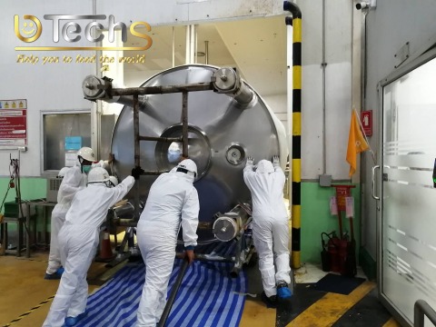 ติดตั้งระบบลำเลียงท่อต่อพ่วงกับระบบไซโล