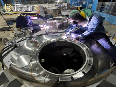 ผลิตถังไซโลแบบก้นกรวย